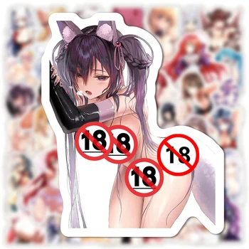 10/50/100KS Hentai Sexy Anime Dívka, Samolepky, Obtisk Hračka Graffiti Notebook, Skateboard Motocykl Vinyl Waifu Nálepka Dospělý DIY Dárek Obrázek