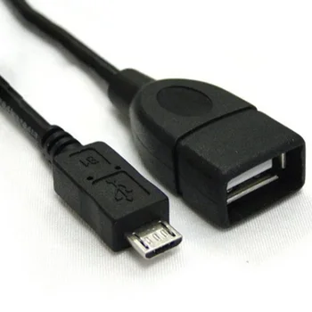 100ks Univerzální Micro B Samec na USB 2.0 Samice OTG Kabel Pro Android Mobilní Telefony Tablety Obrázek