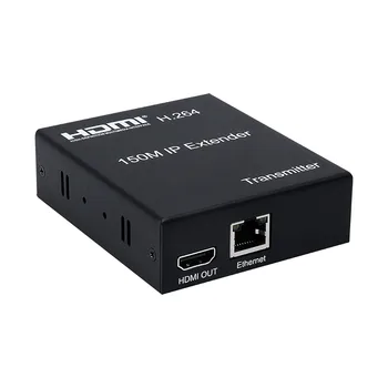 150m HDMI Extender s IR Extension Přes IP Ethernet UTP Kabel s Vysílačem a Přijímačem Obrázek