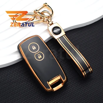 2 Knoflíky TPU Auto Dálkové Klíč Shell Fob Pouzdro Pro Suzuki Swift, Grand Vitara SX4 Scorss XL-7 Držák Protector Obrázek