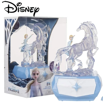 2023 Disney Princezna Zmrazené Hudební Box Elsa Model Poklad Music Box Akční Figurky S Hudbou, Zvukové A Světelné Hračky Kolekce Obrázek