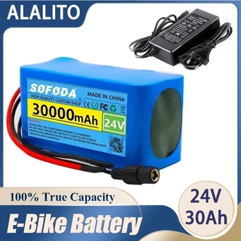 24V 30Ah 7S3P 18650 Li-ion Baterie 29,4 V 30000mAh Elektrické Kolo, Moped /Elektro/Lithium-Ion Baterie Pack+ 2A Nabíječka Obrázek