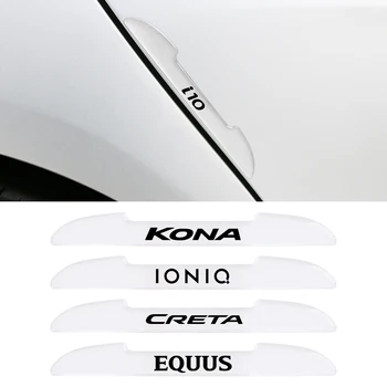 4ks Dveře Auta Okraji Lišty Protector Pro Hyundai Creta Kona Ioniq Equus I10 I20 Ix25 I40 Ix55 Eon Auto Styling Příslušenství Dekor Obrázek