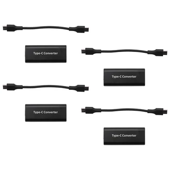 4X USB C Slim Tip Adaptéru Náměstí 45W Převést Nabíječka Pro Typ C Pro Lenovo Thinkpad, Samsung S8/S9/Poznámka, Povrch Obrázek