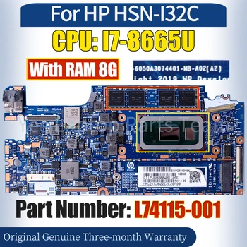 6050A3074401-MB-A02 Pro HP HSN-I32C Notebooku základní Deska L74115-001 SRF9W I7-8665U RAM 8GB 100％ Testovány základní Desky Notebooku Obrázek