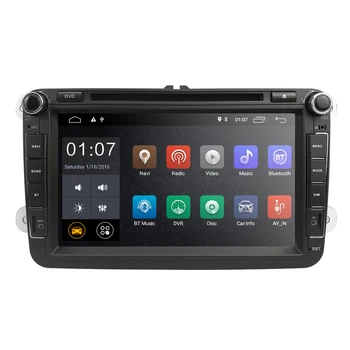 Android 10 Auto GPS DVD Stereo pro VW Volkswagen Škoda Golf V, Polo, Passat, Jetta, Tiguan, Beetle Králík Sharan Navigace Přehrávač DSP Obrázek