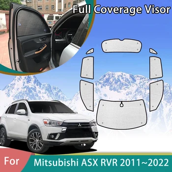 Auto Plné Pokrytí sluneční clona Pro Mitsubishi ASX MK1 RVR Outlander Sport 2011~2012 2022 2014 Anti-UV Auto Příslušenství Okenní Roleta Obrázek