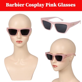 Barbei Margot Cosplay Růžové Brýle Kostým Příslušenství Ženy Módní Candy Barevné Brýle Halloween, Karneval, Párty, Kostým, Rekvizity Obrázek