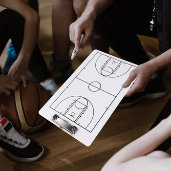 Basketbalové Desky Zařízení Zápase Psaní Kreativní Taktiky Venkovní Trénink Obrázek