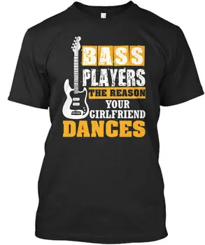 Bass Hráči Důvod, Proč Vaše Přítelkyně - Tance Premium T-Shirt Obrázek