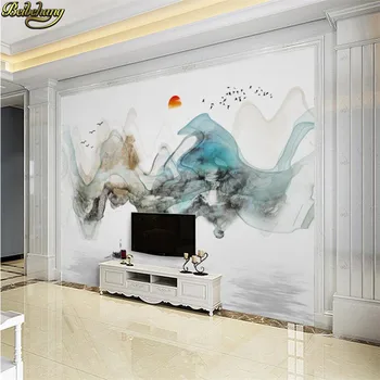 beibehang Vlastní Foto nástěnné tapety pro obývací pokoj Inkoustu krajiny umění olejomalba TV pozadí 3D tapety home decor Obrázek