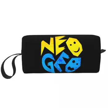 Cestovní Arkádová Hra, Neo Geo Logo Toaletní Taška Kawaii Kosmetické Make-Up Organizátor Ženy Kosmetické Skladování Tašky Toaletní Tašku Case Box Obrázek
