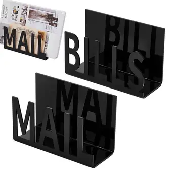 Desktop Mailový Dopis Držák 2ks Účty Organizátor Moderní Výřez Obálky Držitel Dopis Pošty Třídič Organizátor Účty Organizátor Obrázek