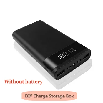 DIY 8*18650 Baterie Power Bank Případě 20000mAh Dual USB Typu C, Baterie, Držák Shell Bez Pájení Úložný Box pro Nabíjení Telefonu Obrázek