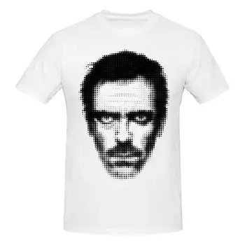 Dr House Retro Style T Shirt O-krk Bavlna Krátký Rukáv Vlastní Tričko Obrázek