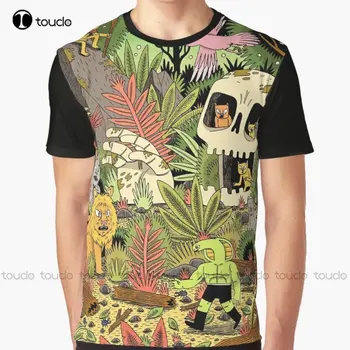Džungle Grafické T-Shirt Digitální Tisk Tee Košile, Streetwear Xxs-5Xl Nové Populární Unisex Vánoční Dárek Obrázek