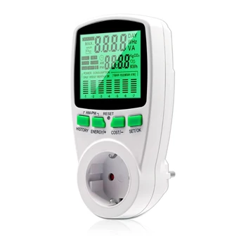 Elektroměr Zásuvka Napájení Monitory vhodné pro Přesné Spotřeba Energie Trackings Obrázek