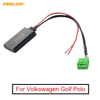 FEELDO 1KS Auto Aux-in, Bezdrátový Adaptér Bluetooth Modul Audio Přijímač pro Volkswagen Golf, Polo, Passat CD/DVD Host AUX Kabel Obrázek