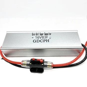 GDCPH 16V83F Supercapacito Automobil Usměrňovač Modul 2.7V500F Super Kondenzátor S Self-Covery Pojistka Hliník Shell Obrázek