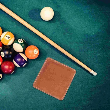 Hlavní Otřete Měkkým Klubu Drsné na Povrchu (hnědé) dětský Bazén Snooker Cue Stick Cleaner (hrubý Povrch), Kulečník Pól Obrázek