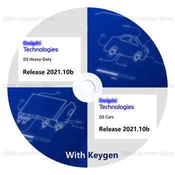 Hot 2021.10 b Deiphis S Keygen Pro Auto Auto Diagnostické Nástroje, Ne VM Software 2021 Vydání Skener VCI DS 15 CD USB Freeship Obrázek