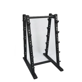 Komerční Fitness Cvičení Zařízení, Ocelové Skladování Pevná Činka Bar Display Rack Obrázek