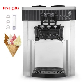 Komerční Soft Sloužit zmrzlinový Stroj, Automatický Ice Cream Maker Pro Mléko Čaj Obchod zmrzliny Dělat Stroj 220V Obrázek