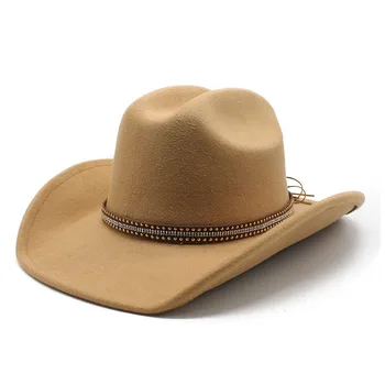 kovboj pánské klobouky západní cowgirl země klobouk Párty klobouky jazz britský šálek klobouk, jízda na Koni elegantní klobouk doprava zdarma Obrázek