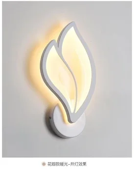 LED Nástěnné Svítidlo Post-Moderní Minimalistický Tvůrčí Studie Koridoru Nádvoří Akryl Noční Lampa Nástěnné Svítidlo Obrázek