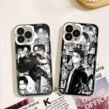 Levi Útok na Titan Manga Anime Telefon Pouzdro Pro iPhone 11 12 13 14 Pro Max XR XS Max X SE2020 7 8 Plus Případu Obrázek