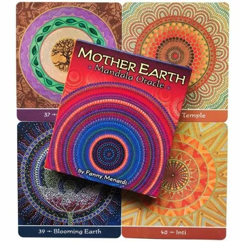 Matka Země Mandala Oracle Karty Anglická Deskové Hry, Karty Obrázek