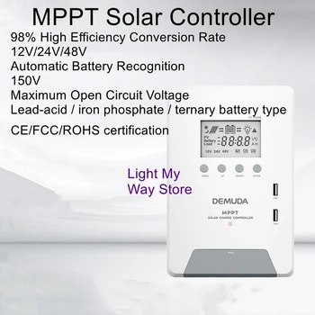MPPT solární fotovoltaický regulátor nabíjení 12V/24V/30A 40A 60A domácnosti inteligentní nabíječka power generation systém Obrázek