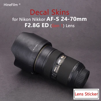 Nikkor 24-70F2.8G / 2470 F2.8 Objektivu Ochranný Kryt Skin pro Nikon AF-S 24-70 F/2.8 G ED Objektiv Nálepky Protector Anti-scratch Film Obrázek