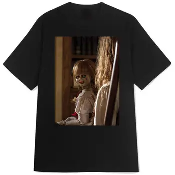 Nová Bavlněná Trička Panenka Annabelle Nové Pánské T-Shirt Velikost S až 3XL Obrázek