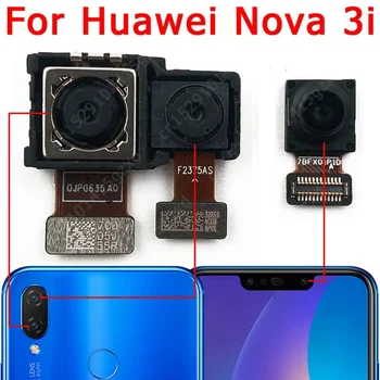 Originál Pro Huawei Nova 3i Přední Zadní Pohled Zpět Nahoru Fotoaparát, Čelní Hlavní Čelí Malý Fotoaparát Modul Flex Náhradní Náhradní Díly Obrázek