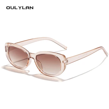 Oulylan Malé Kulaté sluneční brýle pro muže, ženy Značky Značkové Luxusní Sluneční Brýle Sexy Retro Brýle Vintage Dámy Růžové Brýle Obrázek