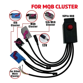 Pohodlné Kabelové Pohodlné Testování Řešení MQB Clusteru Napájecí Kabel pro Testování Opravy Vozidla v Přístrojové Desce Obrázek