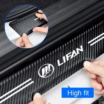 pro LIFAN série Věnované Auto práh pás proti šlápnutí ochranná lišta kufru, proti poškrábání nálepka carbon fiber sticker Obrázek