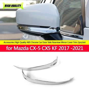Pro Mazda CX-5 CX5 KF CX-8 CX8 2017-2020 2021 Chrome Auto Zpětné Zrcátko, Kryt Proužek Trim Zdobí Tvarování Rámeček příslušenství Obrázek