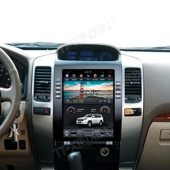 pro Toyota Prado 2002-2009 audio 2 din android přijímač tesla styl auto multimediální DVD přehrávač GPS navigace Obrázek