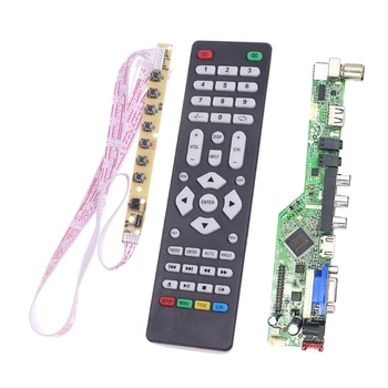Profesionální TV základní Deska T. SK105A.03 Univerzální LCD TV Controller Driver Board LCD Displej na řídicí Desce PC/TV/USB P9JB Obrázek