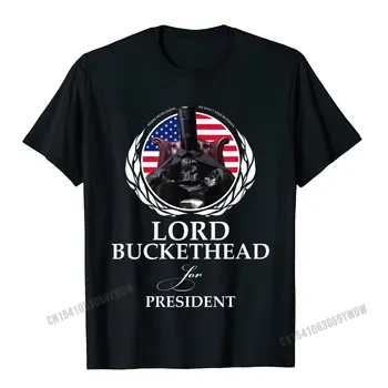 Pán Buckethead Na Prezidenta Tričko Camisas Muži Módní Muži Trička Bavlněné Topy Tričko Letní Obrázek