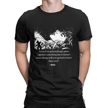 Pánské T-Košile Na Míru Po Utrpení Odvahu Bavlněná Trička s Krátkým Rukávem Anime T Košile Kulatý Límec Tištěné Oblečení Obrázek