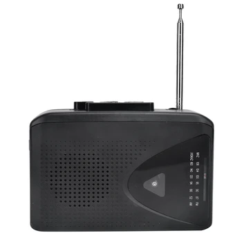 Přenosné Kazetové Přehrávače Walkman Vestavěný Reproduktor AM/FM Rádio S 3,5 Mm Eeadphone Jack Stereo Pásku Hudební Přehrávač Odolné Obrázek