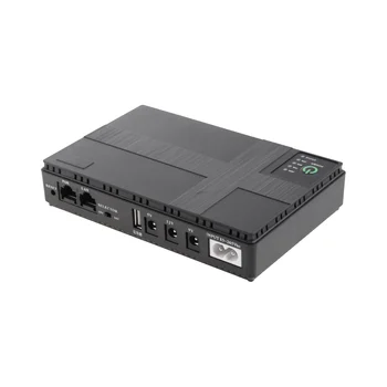Přenosný Mini UPS Nepřerušitelný zdroj Napájení POE5V9V12V pro WiFi, Router Záložní Napájecí Adaptéry 10400MA-EU Plug Obrázek