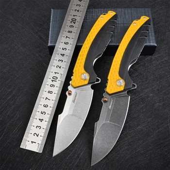 SDOKEDC Nože VG10 Oceli Skládací Nůž pro Muže G10 Rukojeť EDC Taktické Kapesní Nůž pro Venkovní Přežití Camping Lovecké Obrázek