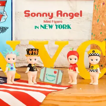 Sonny Angel v New Yorku Limit Blind Box Kawaii Akční Anime Tajemství Obrázek Hračky a Koníčky Caixa Misteriosa Dívka Narozeninové Dárky Obrázek