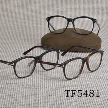 TF Vintage Náměstí Muži Optické Čtecí dioptrické Brýle Krátkozrakost Rámy Acetát Módní Ženy Brýle Rám TF5481 Obrázek