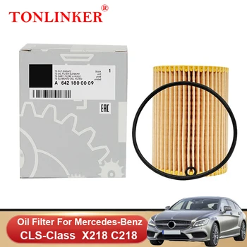 TONLINKER olejový Filtr A6421800009 Pro Mercedes Benz CLS Třída X218 C218 2012-2017 350CDI 350d 350Blue 4MATIC Vznětový OM642 3.0 L Obrázek