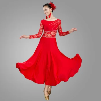 X2118 Lady Moderní Taneční Kostým Pro Dospělé Valčík Taneční Šaty Národní Standard, Taneční Šaty, Společenský Oblek Obrázek